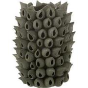 J-Line - Vaas Anemone Hoog Porselein Grijs Large - 30x30x43cm
