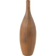 J-Line - Vaas Fles Terra Roest Small - 18x18x70cm