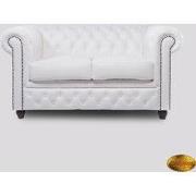 Chesterfield 2-zits bank Brighton FT Wit