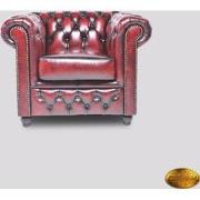 Chesterfield 1-zits Fauteuil Brighton FT Antiek Rood
