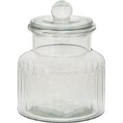 Clayre & Eef Voorraadpot  Ø 11x16 cm Glas Voorraadbus