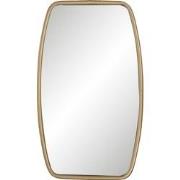 Clayre & Eef Spiegel  35x60 cm Goudkleurig Hout Rechthoek Grote Spiege...