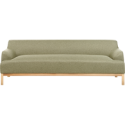 Beliani SOSJO - Driezitsbank-Groen-Polyester