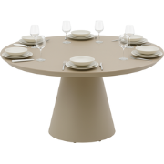 HESPERIDE HIXA Tuintafel - Ronde tuintafel - Buitentafel - 8 personen ...