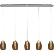 Highlight - Nebula - Hanglamp - LED - 110 x 12  x  170cm - Nikkel