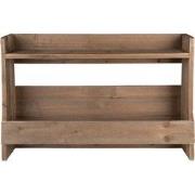 Clayre & Eef Wandrek  60x12x42 cm Bruin Hout Muurrek