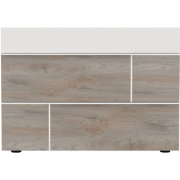 Moderne ladekast met 3 laden L120 cm - Prado