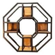Wandrek - Mangohout - 8 Hoekig - 60x60 cm