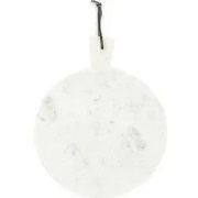 CB3 Wit Snijplank Rond 31x31x2cm