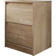 Meubella Nachtkastje Cuarto - Eiken - 47 cm