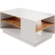 Meubella Salontafel Three - Wit - Eiken - 100 cm