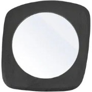 Spiegel moku - zwart-  63x58x1.75 cm