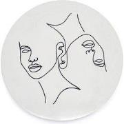 Furnilux - Wanddeco Abstract klein Clay - 45x45x2 cm