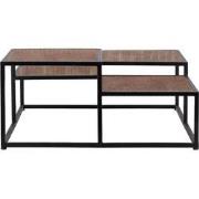 Salontafel Mangohout  90x90x40 cm