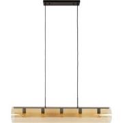 AnLi Style Vloerlamp 5L tube amber glas