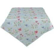Clayre & Eef Tafelkleed  150x250 cm Blauw Groen Katoen Rechthoek Bloem...