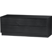 WOOOD Finca Tv Meubel - Grenen - Zwart - 40, 3x100x40