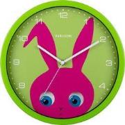 Wall Clock Peekaboo Bunny