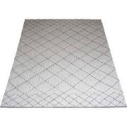 Vloerkleed Tess White 160 x 230 cm