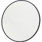 Spiegel Rond - Zwart Metaal - 100x3x100cm - Rosie