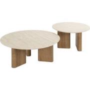 AnLi Style Salontafel set/2 Romano rond
