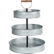 Beliani KOUIGN - Blad-Zilver-IJzer