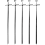 HIXA Tentharingen - Tentharing - Rotspen - Tent - 5 stuks - Zilver - 2...