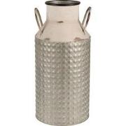 Clayre & Eef Decoratie Melkbus  46 cm Grijs Beige Metaal Rond Melkkan