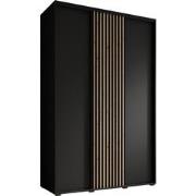 Meubella Kledingkast Leandro - Zwart - 150 cm