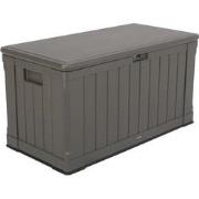 Lifetime Kunststof Kussenbox 440 liter - tuinkist 64x128x67cm - Bruin