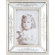 Clayre & Eef Fotolijst  10x15 cm Zilverkleurig Kunststof Rechthoek Fot...