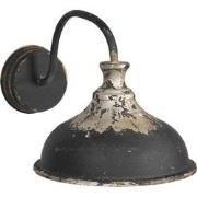 Clayre & Eef Wandlamp  40x27x25 cm  Bruin Ijzer Rechthoek Muurlamp