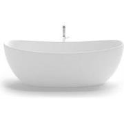 Vrijstaand  Solid Surface ligbad Aran 180x85cm mat wit