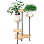 100% FSC Houten Plantenrek met 4 Etages | Planten Potten Houder voor 4...