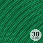 ROL 30 Meter strijkijzersnoer GROEN 2X0.75mm