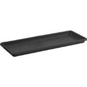 2 stuks - Barcelona balkonbak schotel 70cm antraciet