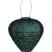 Solar lampion ball mand 30 cm groen