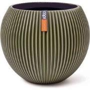 Vaas bol Groove 13x10 groen