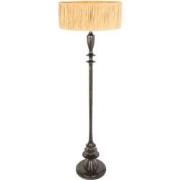 Anne Lighting - vloerlamp - Bois - zwart - gras hout - Ø 50cm - E27 - ...