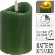 Led Candle 70X100 mm Olive Gree