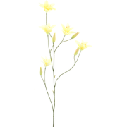 Day lily spray yellow 106 cm kunstbloem