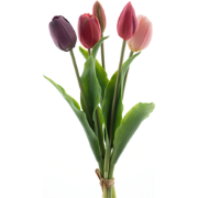 PSO Holland tulip bundle Sally purple/beauty combo 36 cm kunstbloem