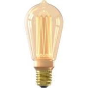 LED Glassfiber Rustiek ST64 Goud SMD 220-240V 3.5W 120lm 1800K E27 Dim...