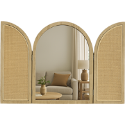 MISOU Wandspiegel - Shutter - Spiegel - Hout - 40x50cm - Woondecoratie...