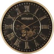 Wandklok ro Uneman S zwart/antiek b