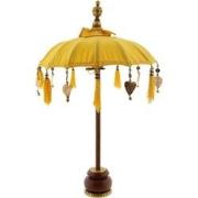 parasol katoen bali mini d50h75cm geel Van der Leeden