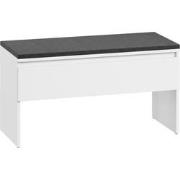Meubella Schoenenkast Santiago - Wit - 92 cm - Met klep