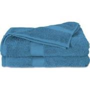Twentse Damast Katoenen 2PACK Handdoeken - 50x100 - Skyblue