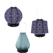 Lumiz Solar Buitenlampionnen Palm Beach Set - Rond Lampion - Tulip Lam...