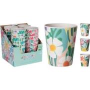 Beker melamine dia 8xh10cm 3as